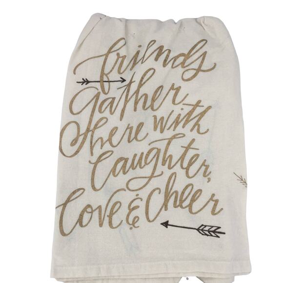 Primitives by Kathy Other - Decorative Towel - Friends Gather Here...
